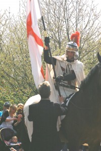 St.G Harry recvg Flag  CNV00018