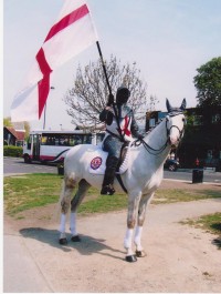 St.George on a White Horse
