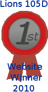 Website Competition winner 2010 rosette