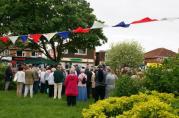 Villagers at the Service