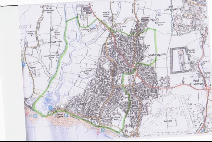 Water Walk map